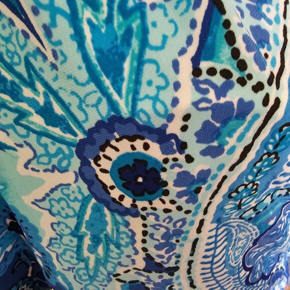 NWT Lauren by Ralph Lauren Blue Floral Dress size 14W - Picture 9 of 14